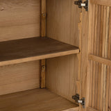 Roya Natural 2 Door Cabinet - Ornate Home
