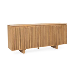 Roya Natural 4 Door Cabinet - Ornate Home