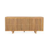 Roya Natural 4 Door Cabinet - Ornate Home
