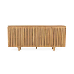 Roya Natural 4 Door Cabinet - Ornate Home