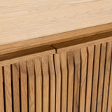 Roya Natural 4 Door Cabinet - Ornate Home