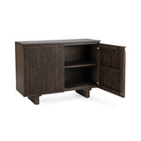 Roya Toasted Brown 2 Door Cabinet - Ornate Home
