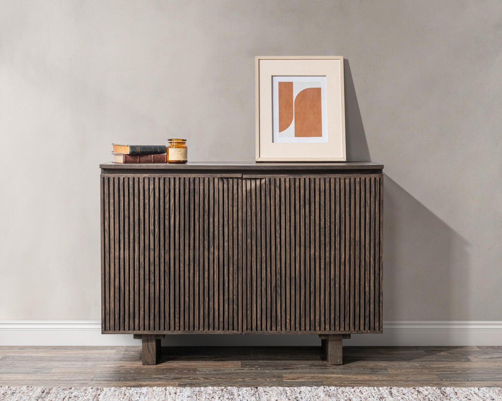 Roya Toasted Brown 2 Door Cabinet - Ornate Home