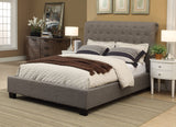 Royal Dolphin Linen King Tufted Platform Storage Bed