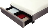 Royal Dolphin Linen King Tufted Platform Storage Bed