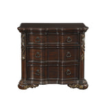 Royal Highlands Dark Cherry/Brown 5-Piece Queen Bedroom Set - Ornate Home
