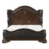 Royal Highlands Dark Cherry California King Bed - Ornate Home