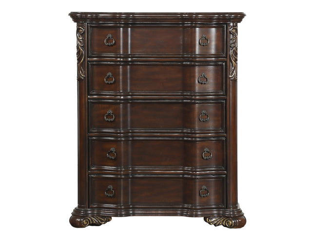 Royal Highlands Dark Cherry Chest - Ornate Home