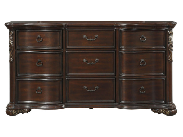 Royal Highlands Dark Cherry Dresser - Ornate Home
