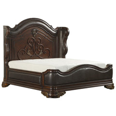 Royal Highlands Dark Cherry Eastern King Bed - Ornate Home