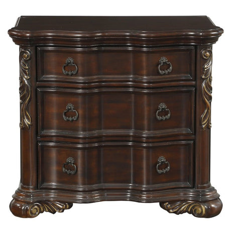 Royal Highlands Dark Cherry Nightstand - Ornate Home