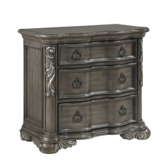 Royal Highlands Gray 4pc Bedroom Set - Ornate Home