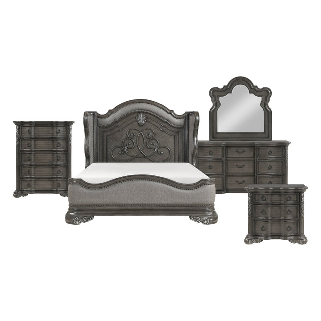Royal Highlands Gray 5pc Bedroom Set