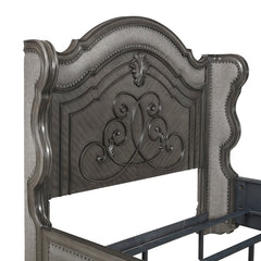 Royal Highlands Gray 5pc Bedroom Set - Ornate Home