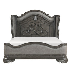 Royal Highlands Gray 5pc Bedroom Set - Ornate Home
