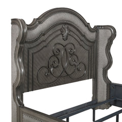 Royal Highlands Gray 5pc Bedroom Set - Ornate Home