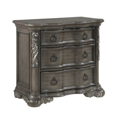 Royal Highlands Gray 5pc Bedroom Set - Ornate Home