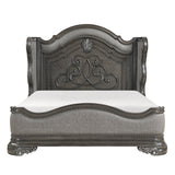 Royal Highlands Gray Eastern King Bed - Ornate Home
