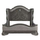 Royal Highlands Gray Eastern King Bed - Ornate Home