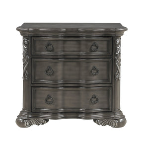 Royal Highlands Gray Nightstand - Ornate Home