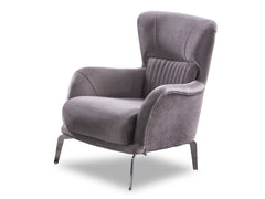 Royal Light Grey 3-pieces (Sofa & Loveseat & Chair) Living Room Set - Ornate Home
