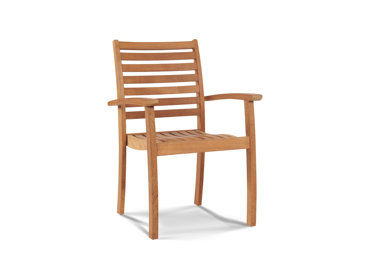 Royal Teak Outdoor Dining Stacking Armchair (Set of 4) - Ornate Home