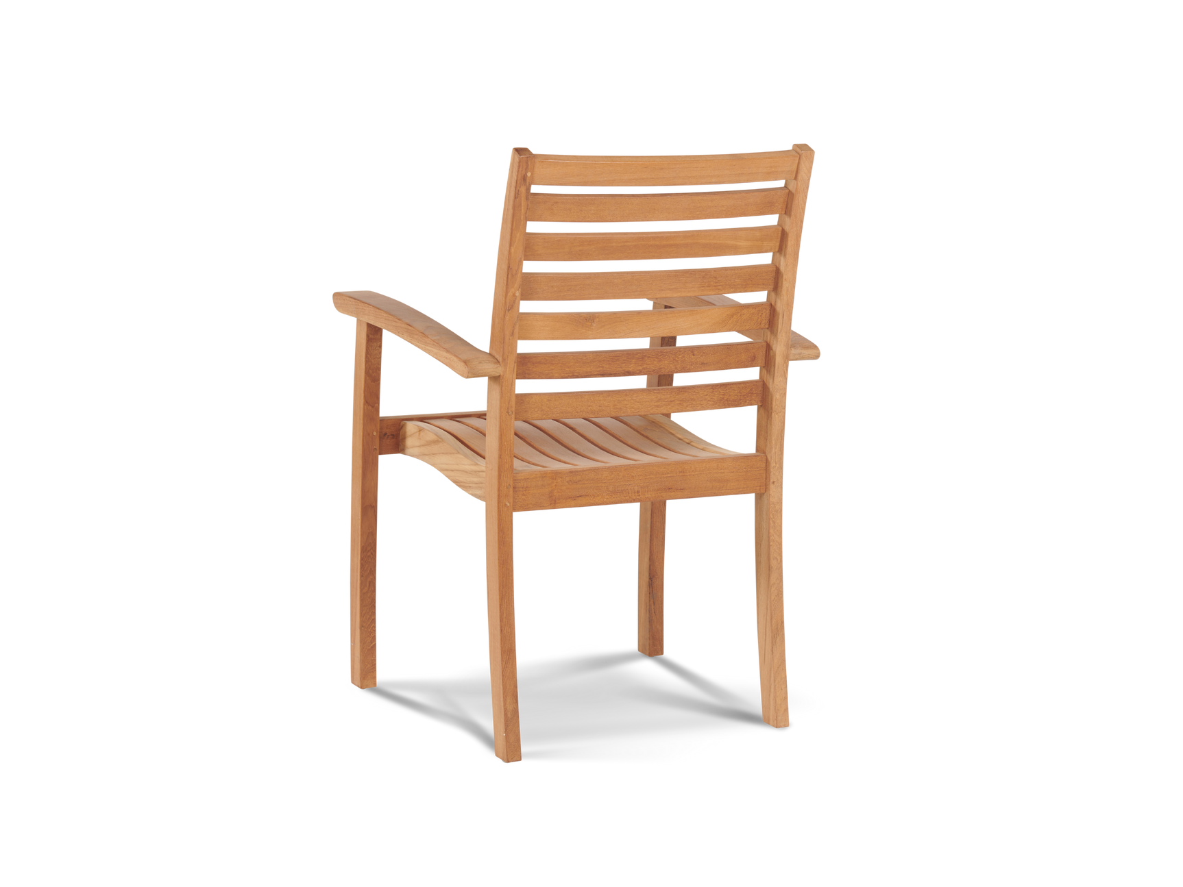 Royal Teak Outdoor Dining Stacking Armchair (Set of 4) - Ornate Home