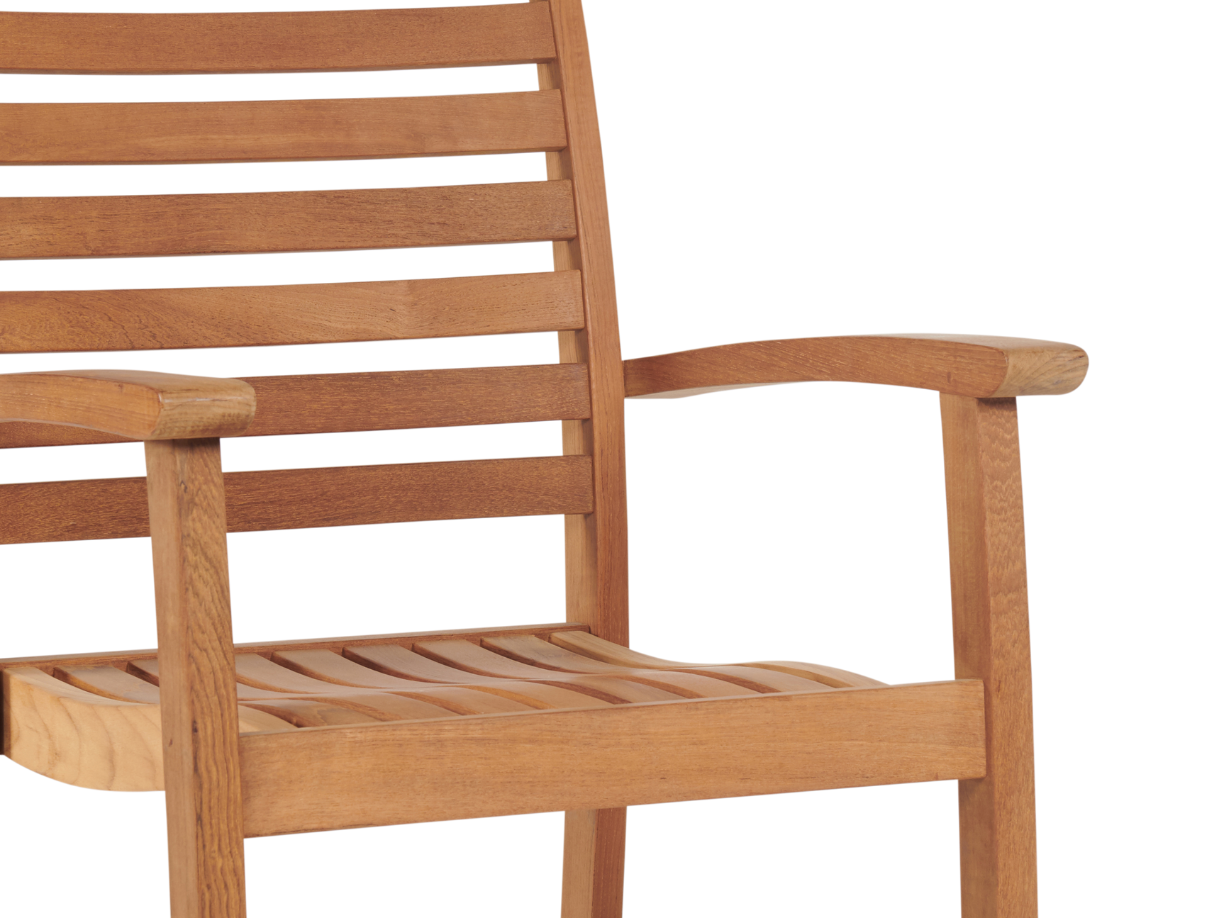 Royal Teak Outdoor Dining Stacking Armchair (Set of 4) - Ornate Home