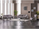 Royal Light Grey 3-pieces (Sofa & Loveseat & Chair) Living Room Set