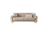 Royal Beige 3-pieces (Sofa & Loveseat & Chair) Living Room Set
