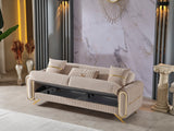 Royal Beige 3-pieces (Sofa & Loveseat & Chair) Living Room Set