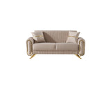 Royal Beige 3-pieces (Sofa & Loveseat & Chair) Living Room Set