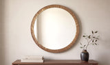 Royce Antique Brass Small Mirror Bronze - Ornate Home