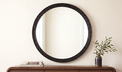Royce Black Large Mirror - Ornate Home