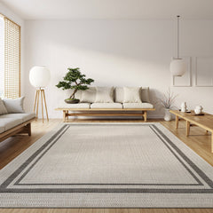 Royce Bone 6 Jute-Look Area Rug | Elegant & Washable - Ornate Home