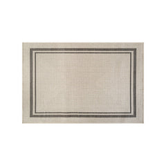 Royce Bone 6 Jute-Look Area Rug | Elegant & Washable - Ornate Home