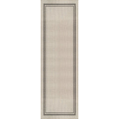 Royce Bone 6 Jute-Look Area Rug | Elegant & Washable - Ornate Home