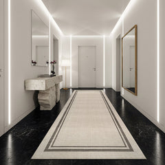 Royce Bone 6 Jute-Look Area Rug | Elegant & Washable - Ornate Home