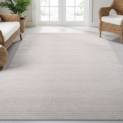 Royce Bone Jute-Look Area Rug | Minimalist Modern Style - Ornate Home