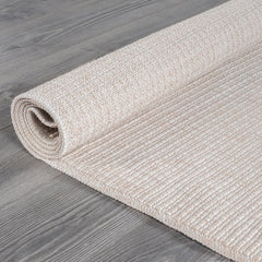 Royce Bone Jute-Look Area Rug | Minimalist Modern Style - Ornate Home