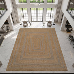 Royce Natural 4 Jute-Look Rug | Soft Yet Indestructible - Ornate Home