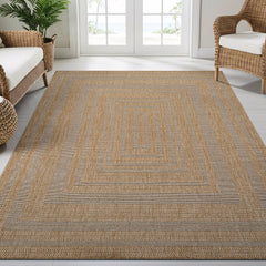 Royce Natural 4 Jute-Look Rug | Soft Yet Indestructible - Ornate Home