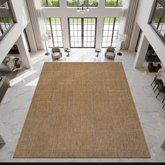 Royce Natural 5 Rug | Fade-Resistant Indoor/Outdoor - Ornate Home