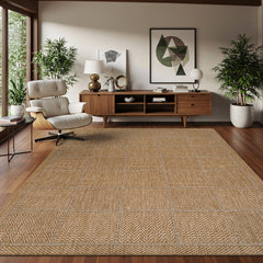 Royce Natural 5 Rug | Fade-Resistant Indoor/Outdoor - Ornate Home