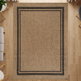 Royce Natural 6 Jute-Look Area Rug | Earthy Texture - Ornate Home