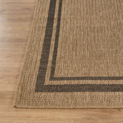Royce Natural 6 Jute-Look Area Rug | Earthy Texture - Ornate Home
