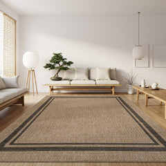 Royce Natural 6 Jute-Look Area Rug | Earthy Texture - Ornate Home