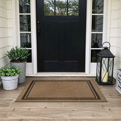 Royce Natural 6 Jute-Look Area Rug | Earthy Texture - Ornate Home