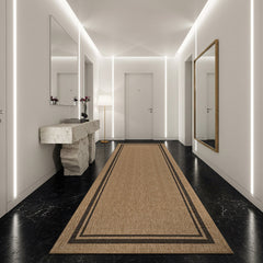 Royce Natural 6 Jute-Look Area Rug | Earthy Texture - Ornate Home