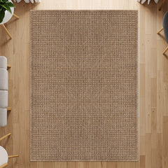 Royce Natural Jute-Look Area Rug | Timeless Rustic Charm - Ornate Home